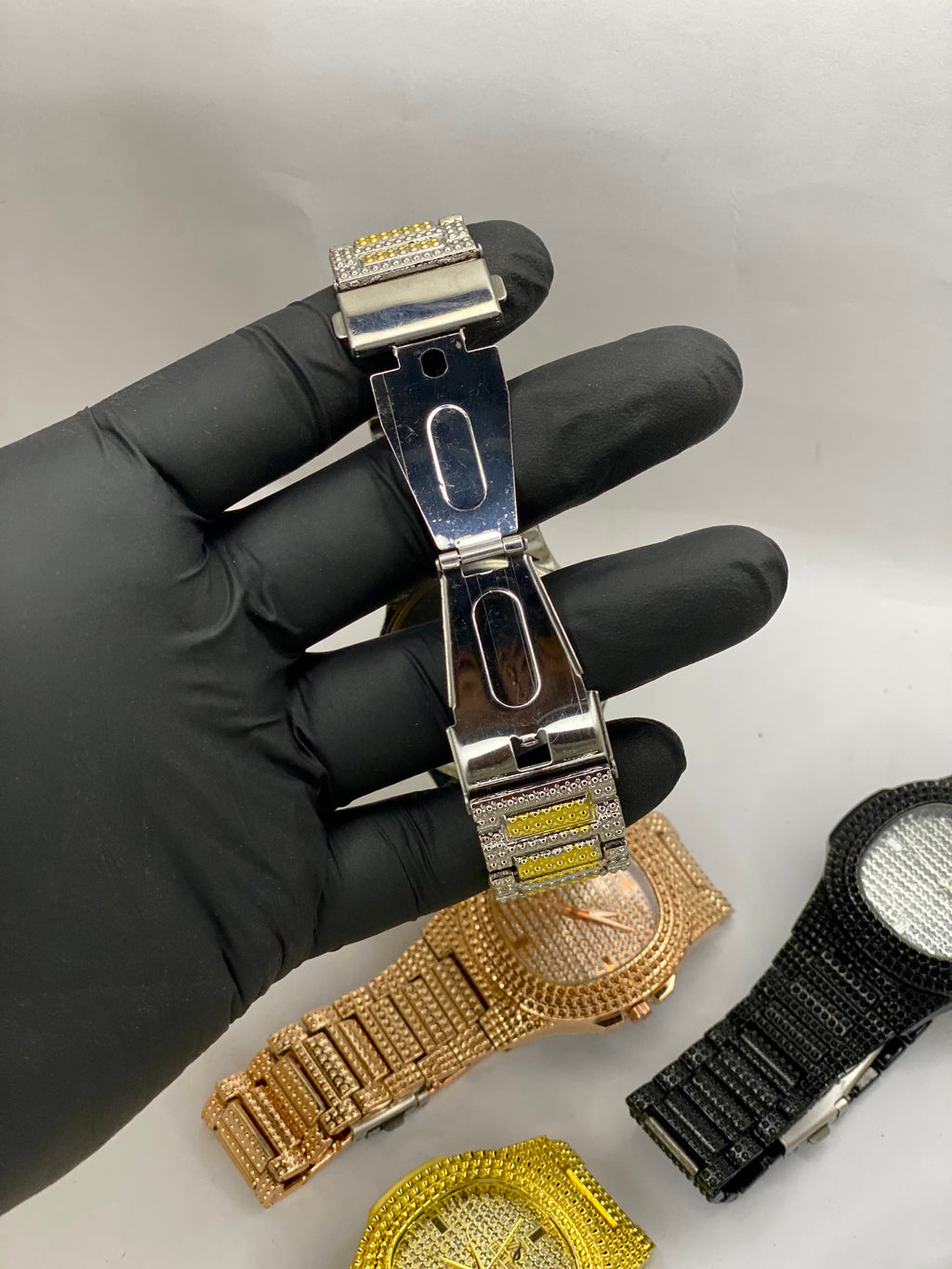 Royal Dual Tone Iced Luxury Watch