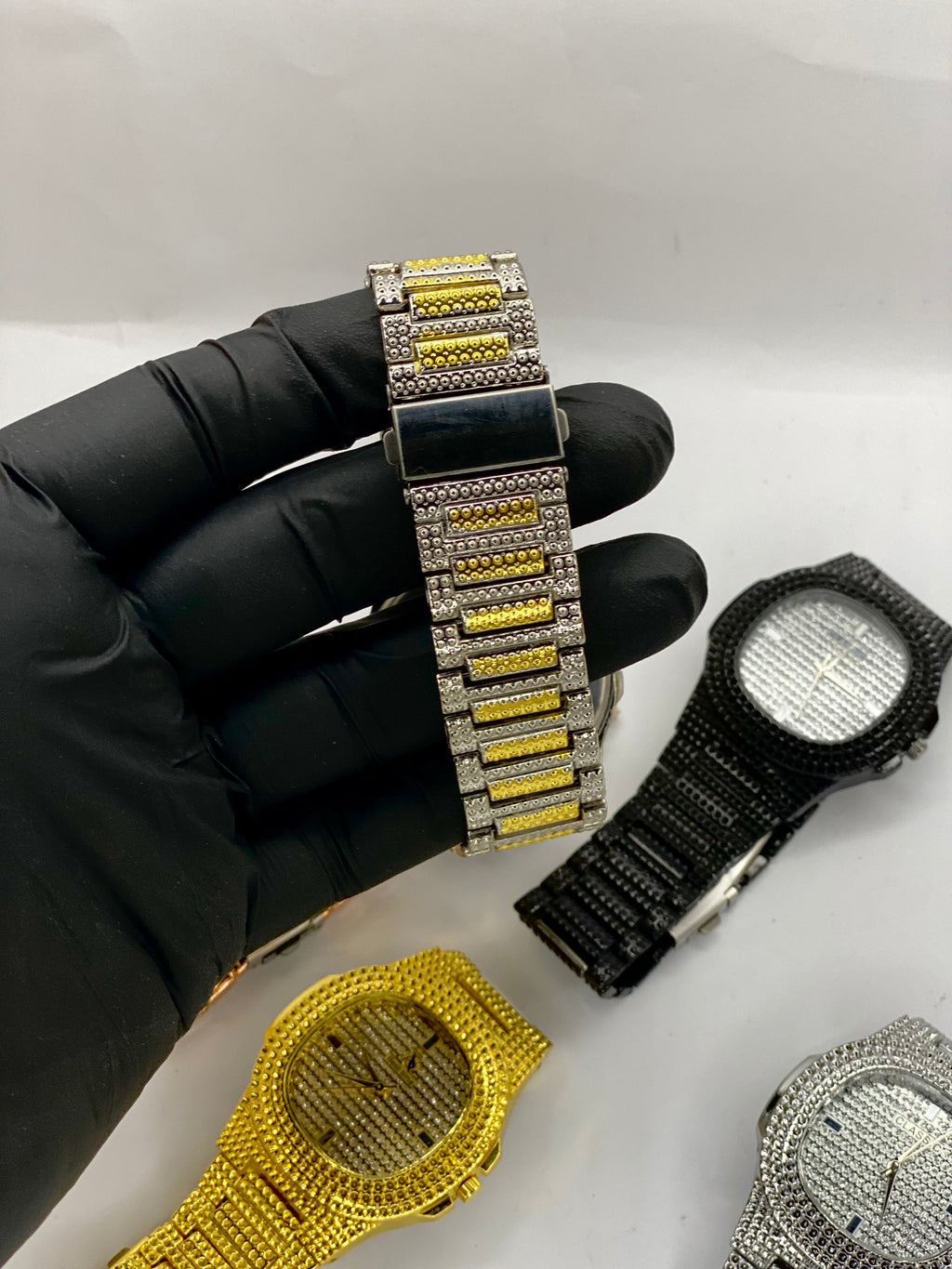 Royal Dual Tone Iced Luxury Watch