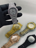 Silver Frost Iced Luxury Watch