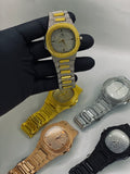 Royal Dual Tone Iced Luxury Watch