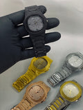 Luxury Black Diamond Watch