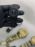 Matte Black Modern Watch