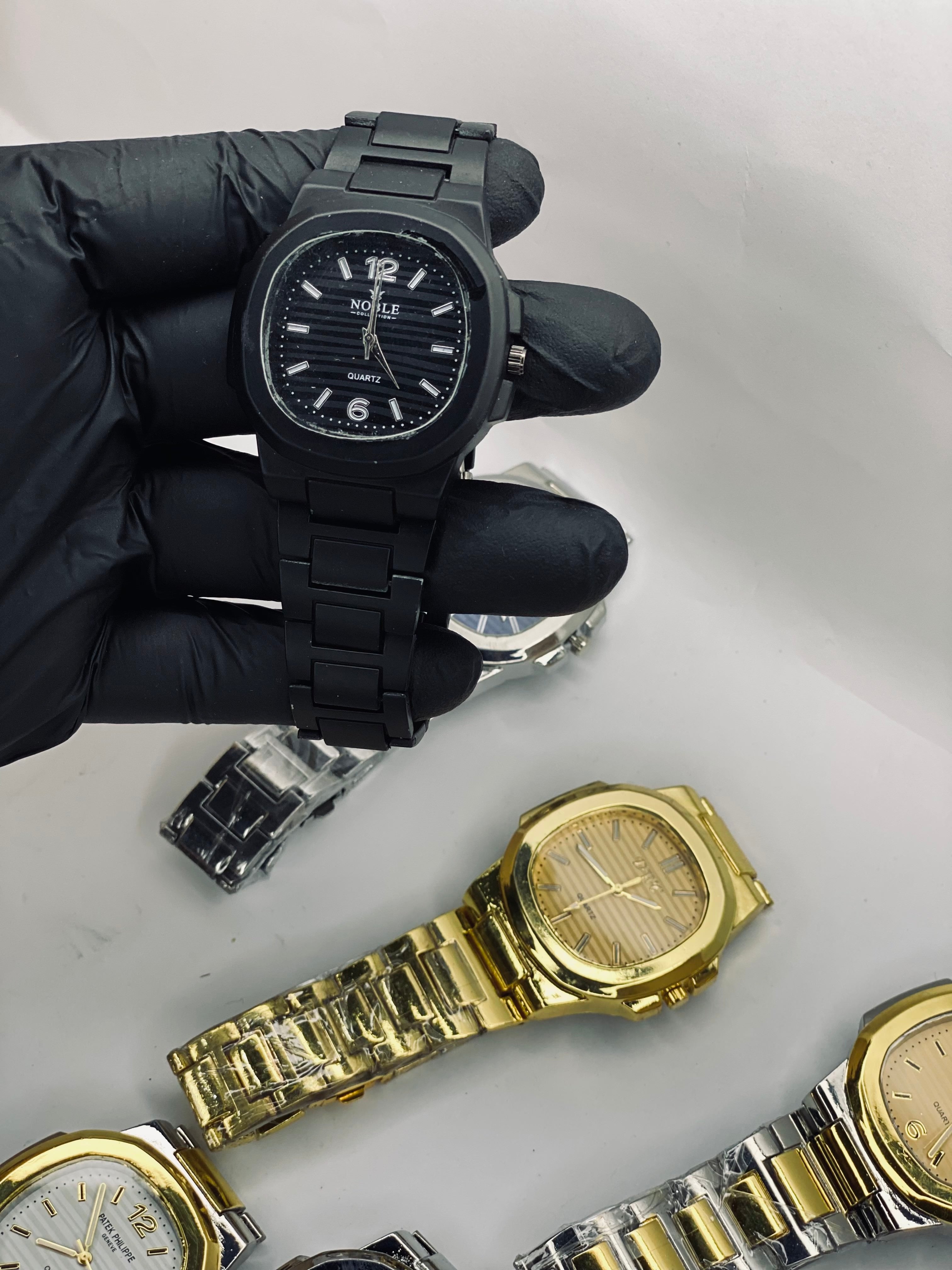 Matte Black Modern Watch